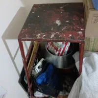 چهارپایه اهنی دست ساز