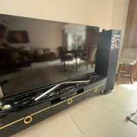 تلویزون 65 اینچ جی پلاس ال سی دی شکسته