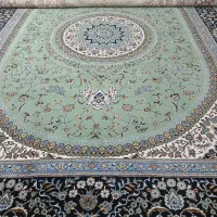 فرش ۱۲ متری ماشینی سبز رنگ