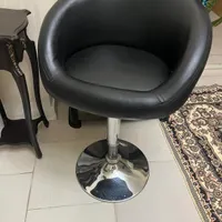چهار عدد صندلی چرخان رنگ مشکی و سفید|دفتر کار|محمدشهر, |دیوار