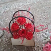 دوتا سبد گل زیبا مصنوعی|گل مصنوعی|ری, شهید بهشتی|دیوار