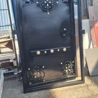 درب ورودی حیاطی ویلایی و پارکینگی قفسه آهنی