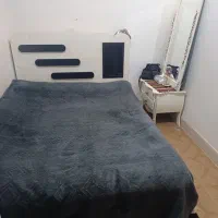 تخت خواب دونفره . درآور کمدلباس پاتختی بوفه و...