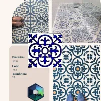 کاشی سنتی مراکشی گره اسلیمی بین کابینتی قرنیز ،پله