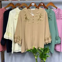 شومیز زنانه  تولید  چین پارچه کرپ نخ