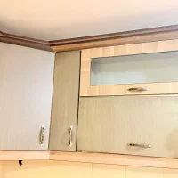 کابینت آشپزخانه همراه با گاز ۴ شعله و هود