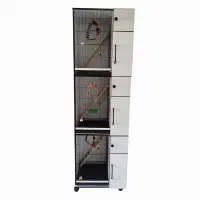 قفس ۳ طبقه اروپایی جنس pvc