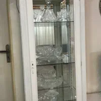 بوفه ویترین سفید