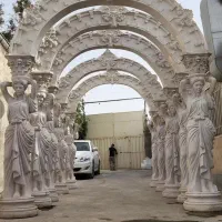 سرستون/ نرده/ نرده سنگی / صراحی /فرشته