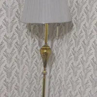 آباژور پایه طلایی|چراغ خواب و آباژور|جوانرود, |دیوار