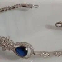 دستبند نقره خارجی۹۲۵ طرح جواهر زنانه نواکبند