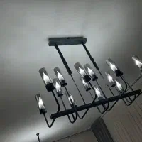 لوسترمدرن لوسترفلزی|لوستر و چراغ آویز|تهران, مینابی|دیوار