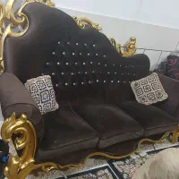 مبل سلطنتی 7 نفره با جلو مبلی