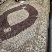 (فرش حق زاده)جفت فرش۱۲متری۴۰رج ماهی گل ابریشم|فرش|تبریز, |دیوار