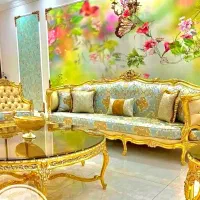 مبل رسام مدل ترکیبی سلطنتی خاص خرچنگیn99|مبلمان خانگی و میز عسلی|تهران, یافت‌آباد|دیوار