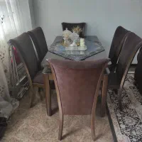 میز نهارخوری ۶نفره|میز و صندلی غذاخوری|اهواز, کوی باهنر|دیوار