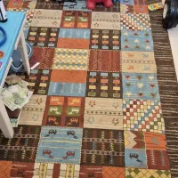 دو تخته فرش گلیمی