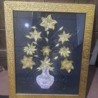 تابلو گلدان کار دست و تابلو آیت الکرسی