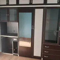 کمد ام دی اف سه تیکه|کتابخانه، شلف، قفسه‌های دیواری|تهران, شهرک ولیعصر شمالی|دیوار