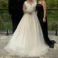 لباس عروس سایز ۴۴-۴۶|لباس|رامسر, |دیوار