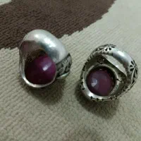 یک جفت انگشتر یاقوت برمه|جواهرات|ایلام, |دیوار