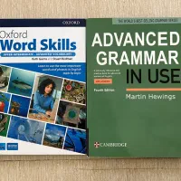 کناب oxford word skills و advanced grammar in use