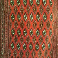 ۶پشتی ترکمن دست باف