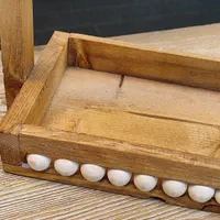 استند مهره دار چوبی/شلف چوبی/پایه/نظم دهنده|آب‌چکان و نظم‌دهنده ظروف|مشهد, حجاب (شهرک غرب)|دیوار