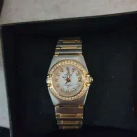 ساعت امگا کانسلیشن نگین دار،با دو عدد ساعت شوپارد