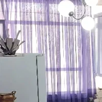 پرده پلیسه با چوب پرده ریلی