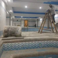 نقاشی ساختمان و در و پنجره
