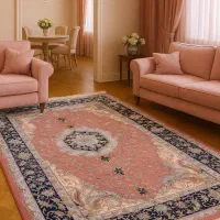 فرش دستباف بساک اردکان یزد ۸۴۰ تن جفتش  ۱۲۰ تومن