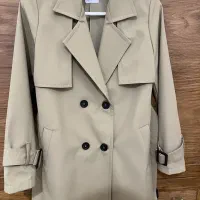 ترنچ کت کلاسیک (بارونی) سانتانا رنگ خاکی/نسکافهای|لباس|شیراز, معالیآباد|دیوار