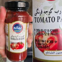 رب گوجه فرنگی بهانه شیشه ای