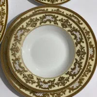 سرویس چینی طلاکوب برجسته کاروسا اصل