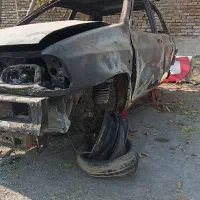 پراید ۱۳۱ مدل ۹۵ سوخته،تصادفی،چپی|خودرو سواری و وانت|ری, جوانمرد قصاب|دیوار