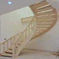 پله چوبی پله پیچ پله گرد پله دوبلکس|خدمات پیشه و مهارت|اصفهان, فجر|دیوار