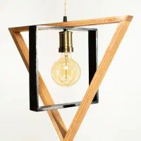 ساخت انواع لوستر چوبی و فلزی