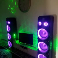 اسپیکر میکروب دیجی و رقص نور چند حالته