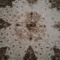 رومیزی و رانر سرمه دوزی شده کار دست