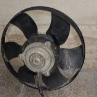فن رادیاتور پراید به همراه یک فن کولر..