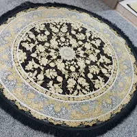 فرش گرد ۱ونیم در۱ونیم