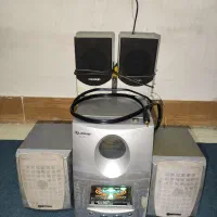 اسپیکر کامپیوتر/و بلندگو چهار تیکه سالم