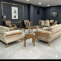 مبل شاهانه،تولیدی انصاری،با کلاف روس اصلی11111|مبلمان خانگی و میز عسلی|یاسوج, |دیوار