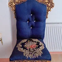 مبل آبی کاربنی