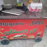 چرخ فلافل وسمبوسه ولبوباقالی