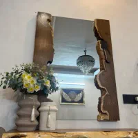 آینه دیواری روستیک