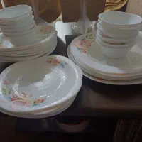 تعدادی ظرف وقابلمه برای سرو|ظروف سرو و پذیرایی|بندر انزلی, جفرود پایین|دیوار