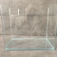 دوعدد آکواریوم شیشه خم