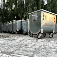 سطل زباله گالوانیزه